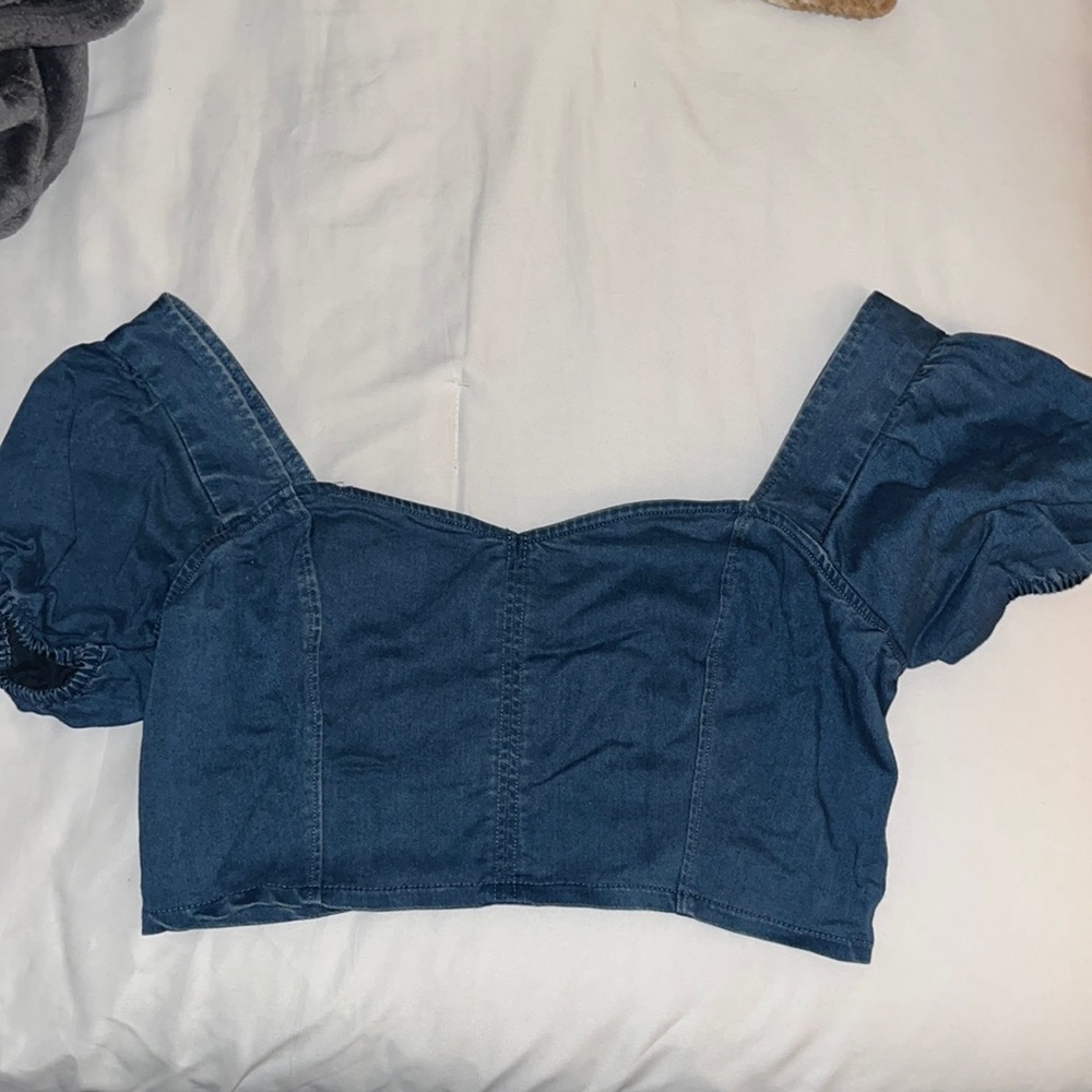 Women’s Jean Crop Top